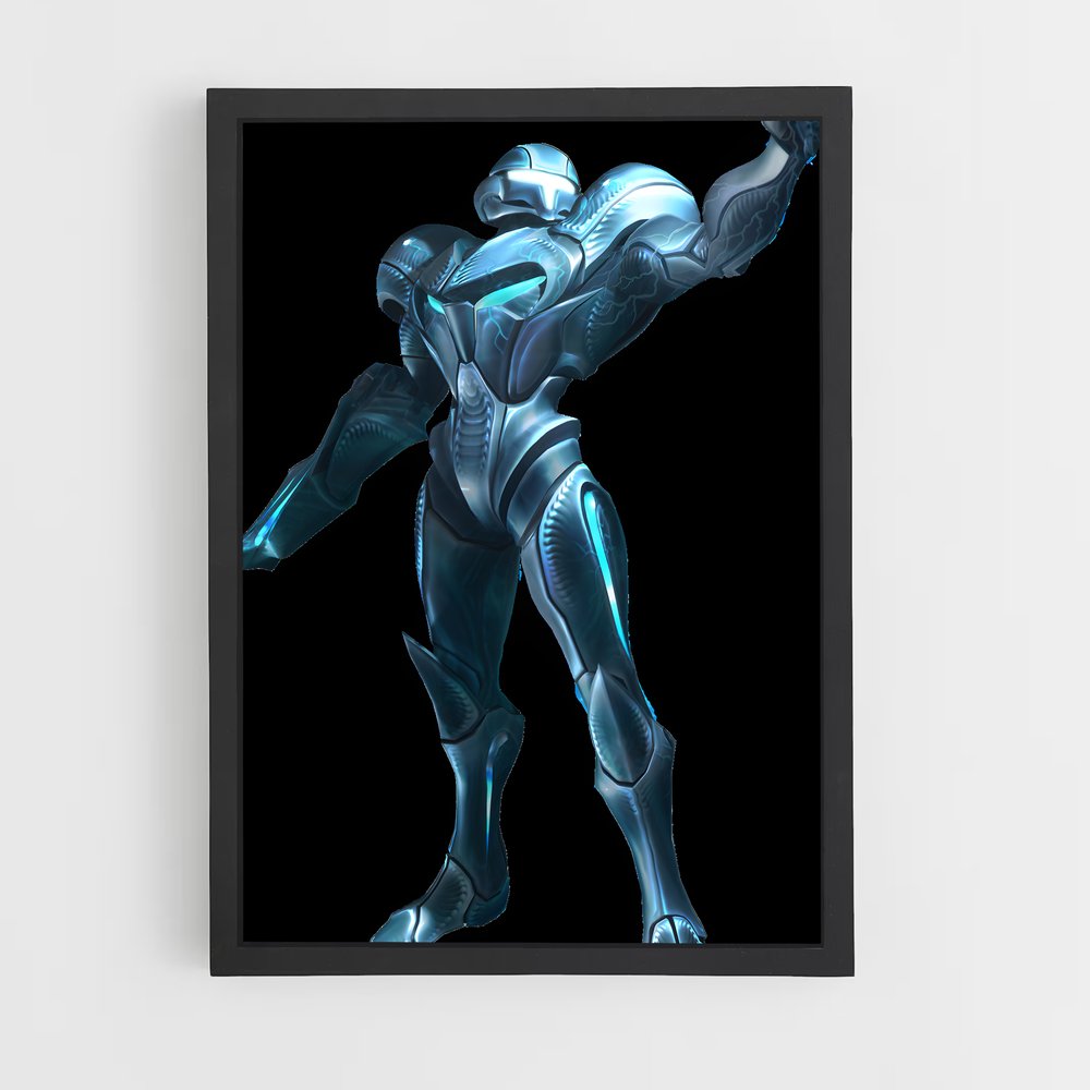 Poster Samus Éthérée – affiche Metroid (vue 2)